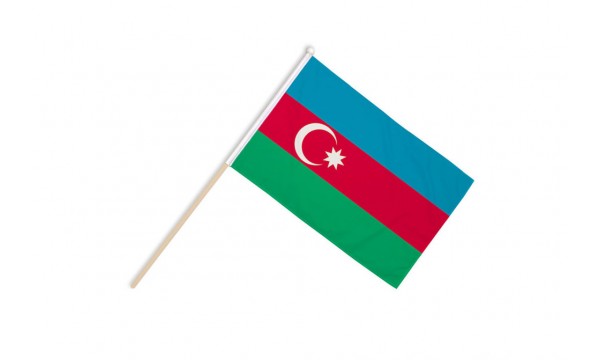 Azerbaijan Hand Flags